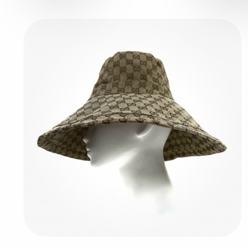 Gucci Tan Monogram Women's Hat
